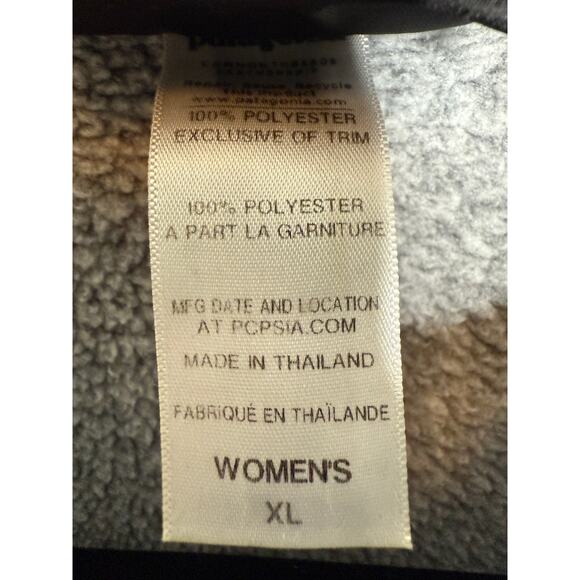 Patagonia Grey Full Zip Fleece Jacket Women’s XL-Better Sweater - Picture 5 of 5